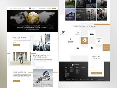 Centurion – Website Design busines club corporate dailyui design flat graphic homepage modern page private ui ui deisgn ux visual design web website