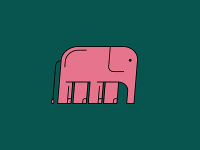 Quick Elephant Illustration animal animal design animal illustration design elephant elephant illustration elephant logo illustration