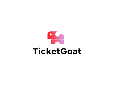 TicketGoat Logo animal branding animal logo clever animal logo goat goat logo icon logo logo logomark logos