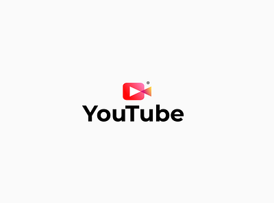 YouTube Logo Redesign camera logo logo logo design rebrand triangle logo video logo youtube logo