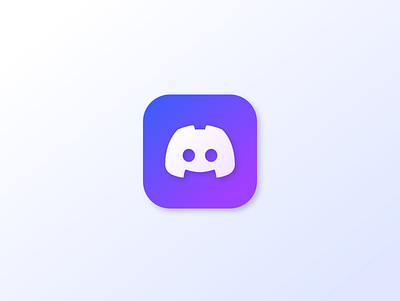 Discord Logo Redesign app icon app icon logo discord logo gradient logo logo logo design logo redesign purple gradient logo purple logo
