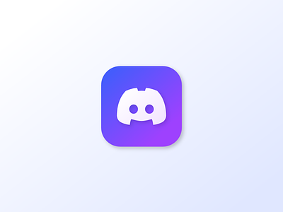 Discord Logo Redesign app icon app icon logo discord logo gradient logo logo logo design logo redesign purple gradient logo purple logo