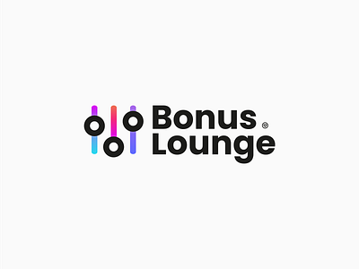 BonusLounge Logo adobe behance colorful logo dribbble logo design logo rainbow