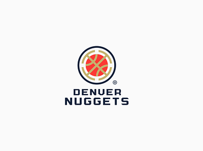 Denver Nuggets Rebrand crest logo design sport sports logo