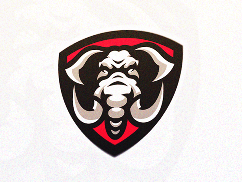Elephant mascot logo