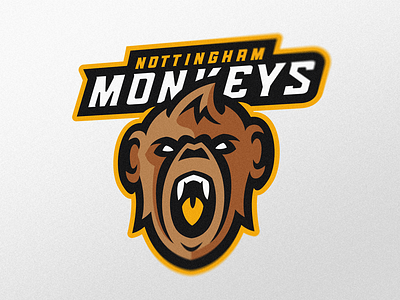 Monkey mascot logo