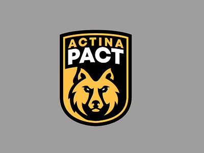 Actina PACT logo design design esport illustrator logo malmoo mascot vector