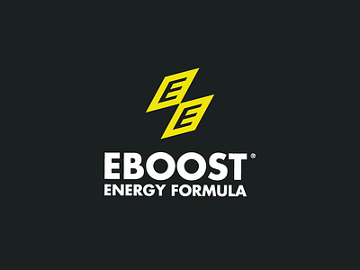 EBoost Energy bolt logo brand design branding identity identity design lightning logo malmoo sport sport logo