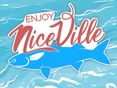 Niceville, FL | 2 Color Sticker Design