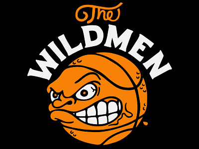 WILDMEN art basketball branding illustration lettering logo type typography