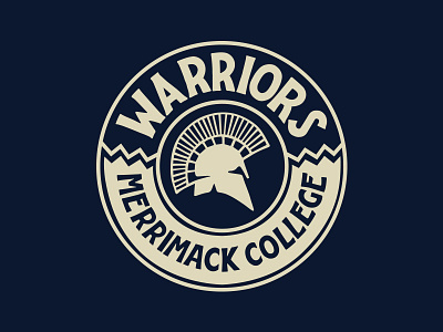 Warriors branding college hand lettering icon illustration lettering logo sports type typography warriors