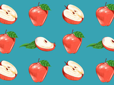 How do you like them apples? apples art branding drawing fruit illustration pattern pencil visual communication