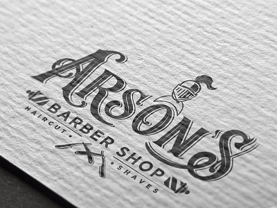 Arson´s aguascalientes barber barbershop lettering mexico studio