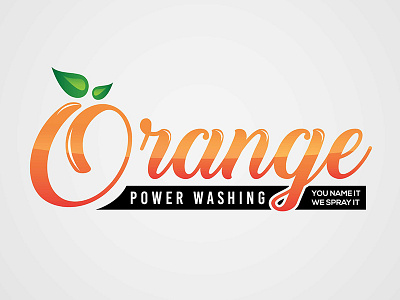 Orange Logo brand logo minimalist