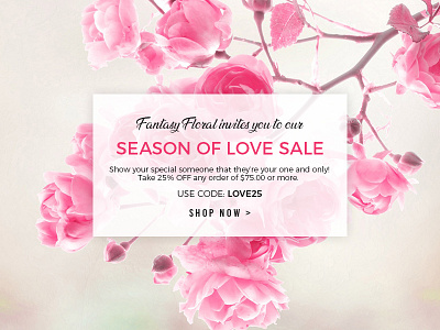 Fantasy Floral Web Banner ad banner flyer