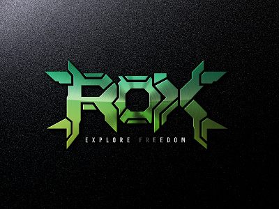 Rox Logo brand branding clean design flat icon identity illustration illustrator lettering logo minimal minimalist type typography vector