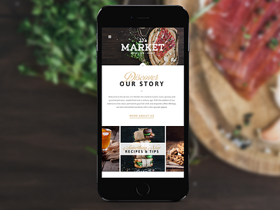 Mobile UI grocery market ui design web design