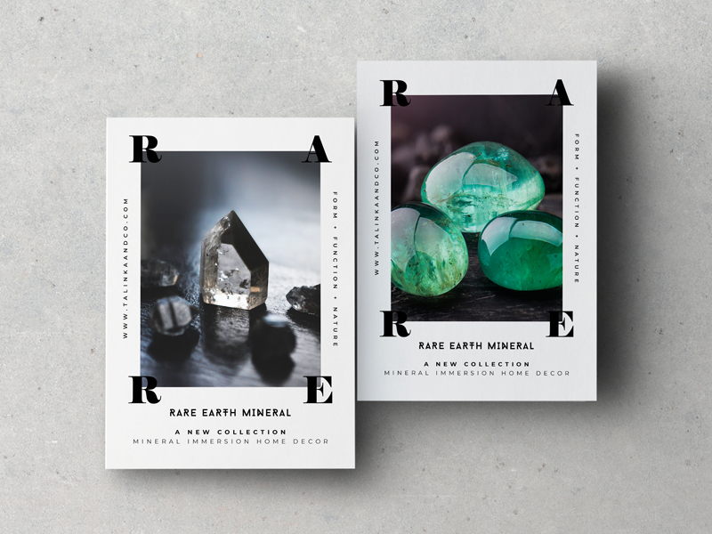 Talinka & Co. Rare Earth Mineral Collection by Jessica Miller on Dribbble