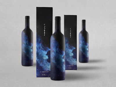 Stellar Cellars Wine Bottle & Box Design packaging packaging design wine bottle winery