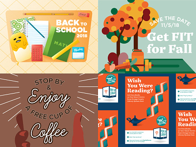 2018 bright coffee fall fitness genie gudetama illustrator lamp poster school texture top 4