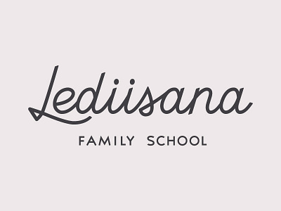 Family School Logotype brand branding design family school identity logo logotype typography