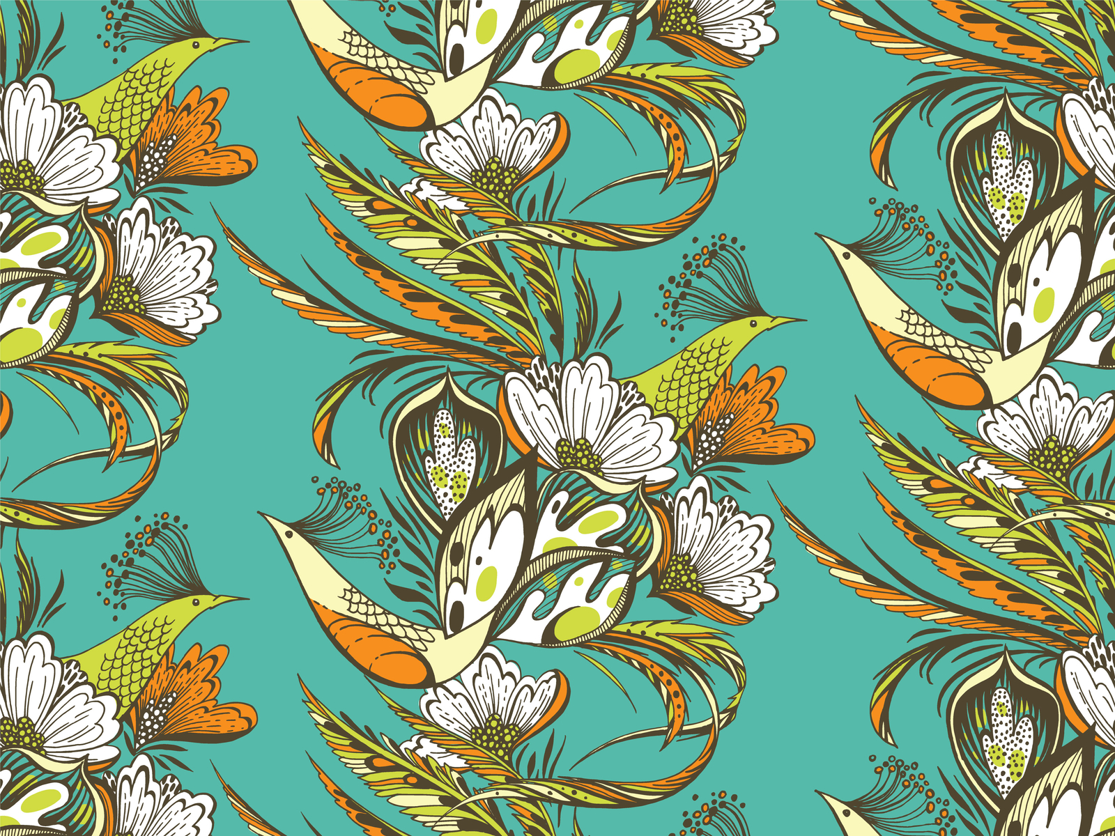 Paradise Birds by Vera Holera on Dribbble