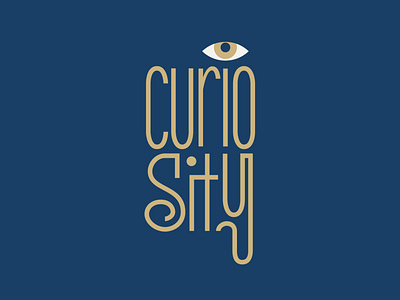 Curiosity lettering challenge curiosity design eye eyeball graphic graphic design illustration lettering logo logotype typography vector