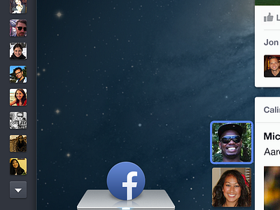 Facebook OSX App app facebook osx retina ui
