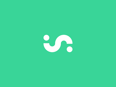Split Logo – iOS App branding brandmark design flat identity ios app logo logomark