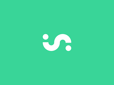 Split Logo – iOS App branding brandmark design flat identity ios app logo logomark