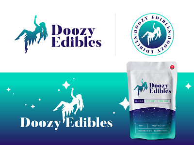 Doozy Edibles - Logo brand identity branding cannabis edibles identity design logo logo design weed