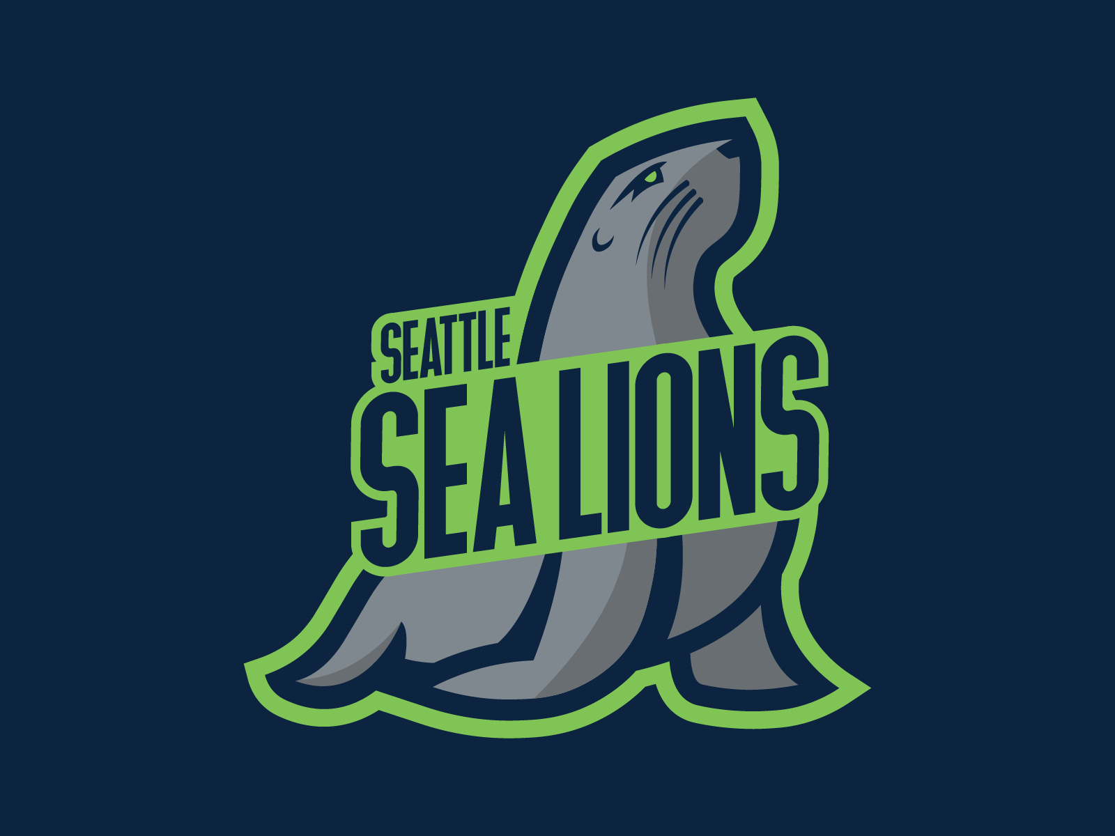Seattle Sea Lions by Anthony Guagliardo on Dribbble