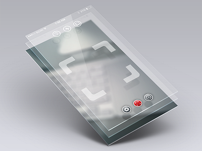 Scan - Transparency Mockup blur glare ios ios7 layers qr qrcode reticles scan transparent