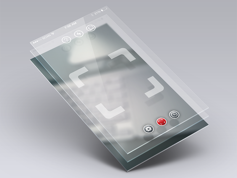 Scan - Transparency Mockup by Garrett Gee on Dribbble