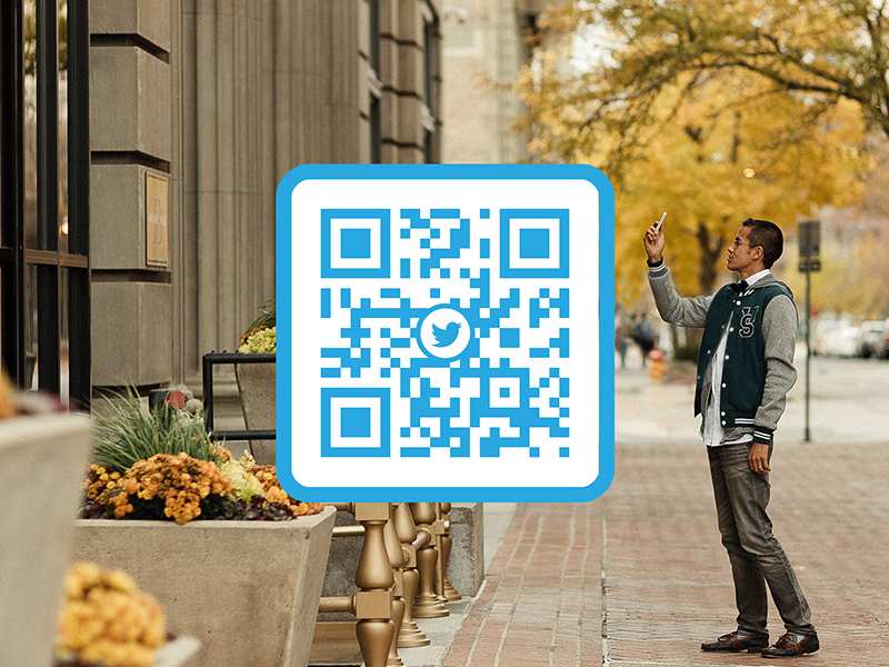 Twitter - QR Code by Garrett Gee on Dribbble