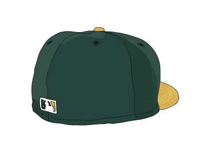 Baseball Cap baseball garrett green illustration yellow