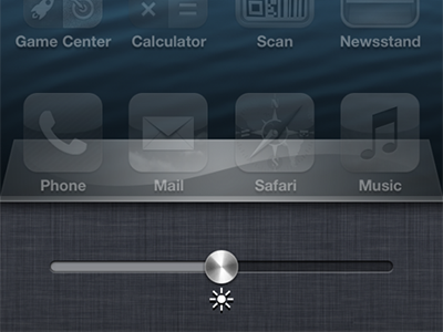 iOS 6 - Feature Request - Brightness
