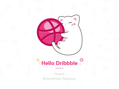 Hello Dribbble ux 图标 插图 设计
