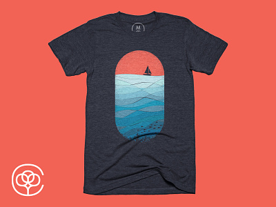 Le grand bleu (The big blue) big blue blue cool cotton bureau cottonbureau nature sea summer sun tshirt