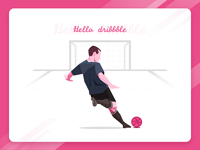 Hello dribbble ui 插画设计