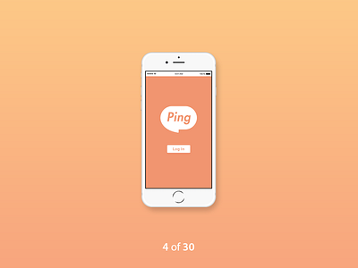 #ThirtyLogos Challenge Day 4 - Ping