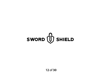 #ThirtyLogos Challenge Day 12 - Sword & Shield