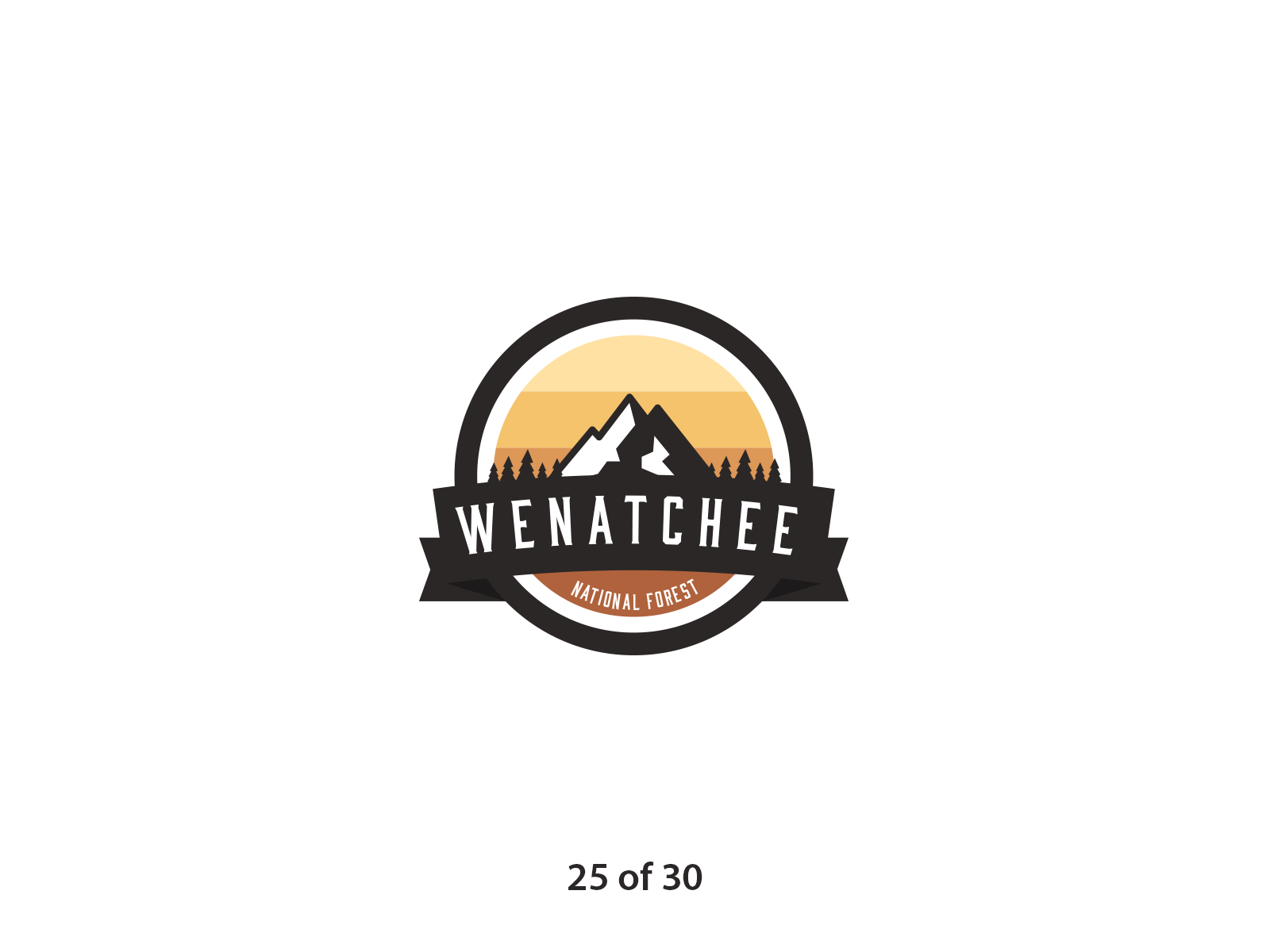 #ThirtyLogos Challenge Day 25 - Wenatchee by Notio Studio on Dribbble