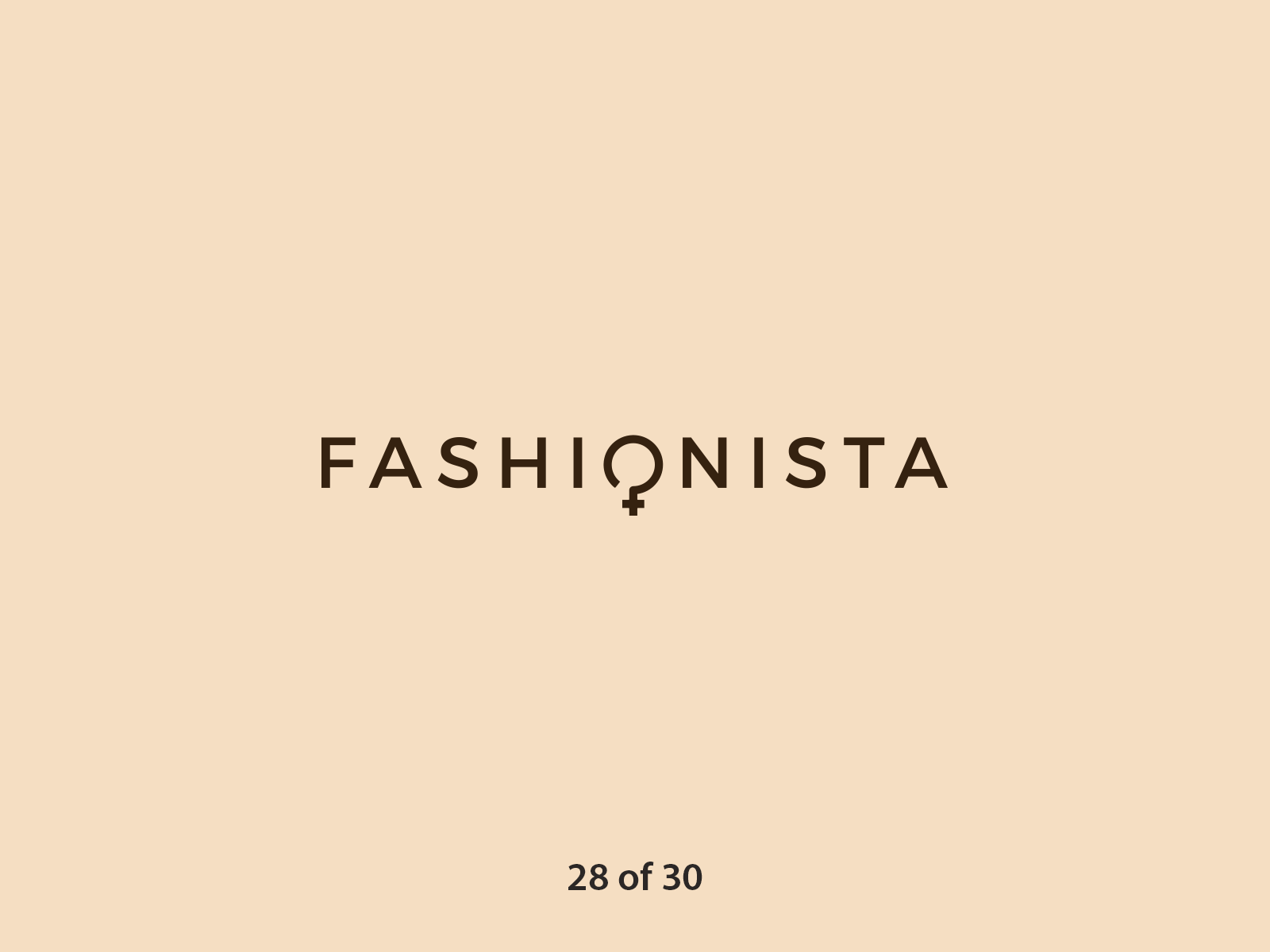 #ThirtyLogos Challenge Day 28 - Fashionista by Notio Studio on Dribbble