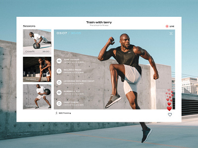 Fitness and Well being - Responsive Web adobe xd app design figma fitness health interface live mobile app mobile ui session sketch train trainer training ui web app web interface website well being