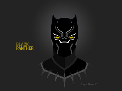 Black Panther Character character digital drawing graphics marvel movie