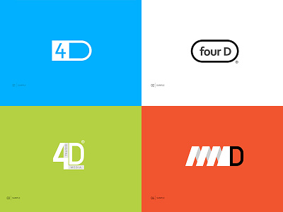 4D - Identity Sampling artwork concept creative work creativity faizan saeed graphic design logo logo designing