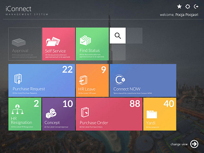 iConnect creativity dubai emaar faizan ios ipad application saeed system approvals ui user interface ux