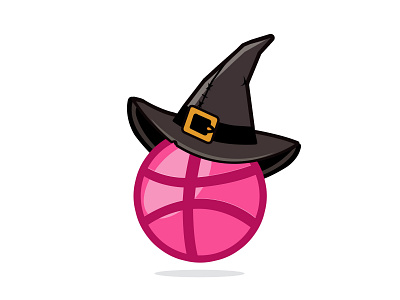Dribbble Bewitched concept dribbbble faizan saeed flat haloween icon illustration logo sticker design sticker mule type vector