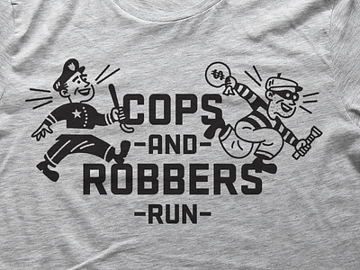 Cops And Robbers Run T-Shirt